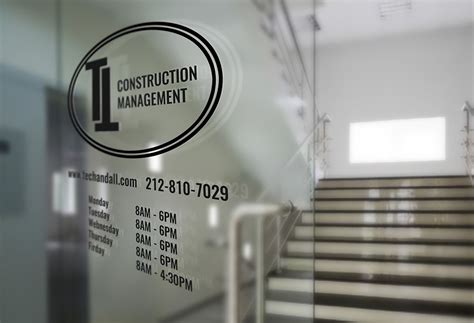 Free Window Signage Mock Up PSD (14 MB) | techandall.com ...