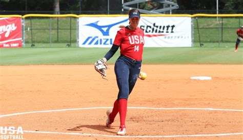 Usa Softball Stand Beside Her Tour Nine Stops And Growing After Games