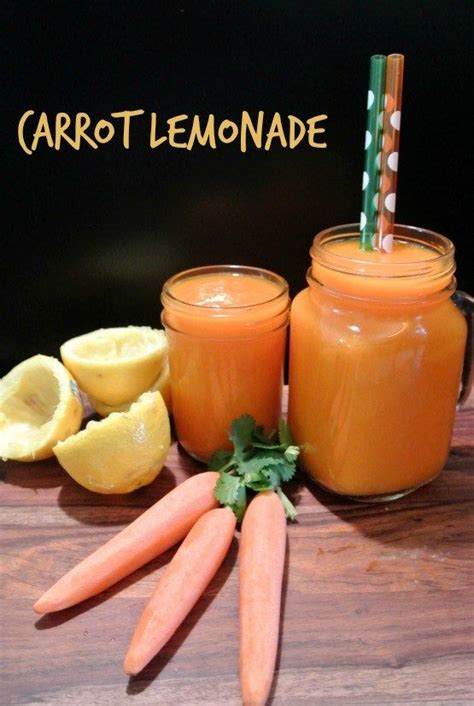 Carrot Lemonade Healthy Juice Recipes Gluten Free Drinks Juicing
