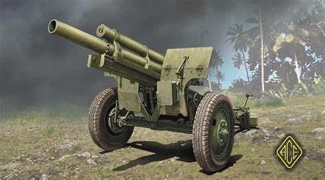 Modelsua Artillery 172 Us 105mm M2a1 Howitzer Wm2 Gun Carriage 1