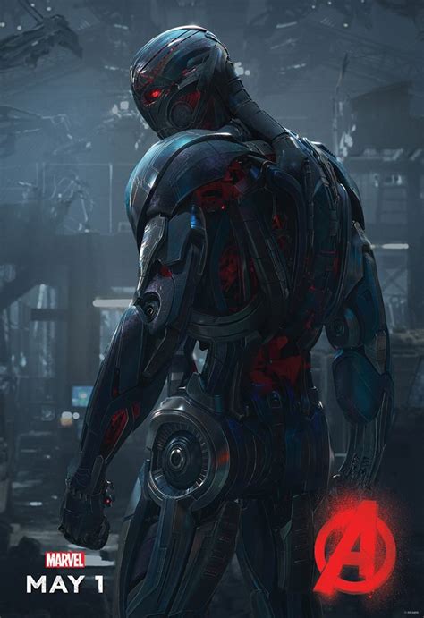 Ultron Scarlet Witch And Quicksilver Character Posters For Avengers