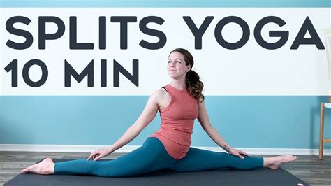 Splits Yoga 10 Minute Split Stretch Stretches For Splits Youtube