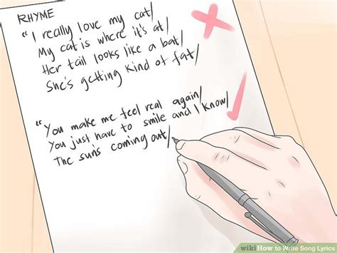 The first verse sets up the theme of the song, with the last line offering a natural progression to the chorus. How to Write Song Lyrics (with Sample Lyrics) - wikiHow