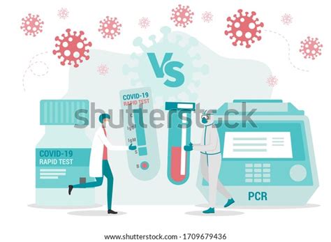 These types of tests are thus also free of charge if you don't have symptoms of the coronavirus. Coronavirus Pcr Versus Rapid Test Concept Stock Vector (Royalty Free) 1709679436