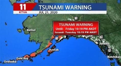 Earthquake Off Alaska Triggers Tsuani Warning And Evacuations Cbs News