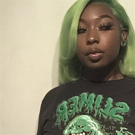 Pin By D A I N T Y🥀 On Hair 101 In 2021 Green Hair Girl Black Girl Braided Hairstyles