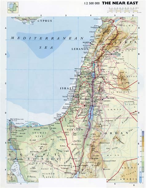 Israel Map Printable Web Printable Map Of Israel The Best Porn