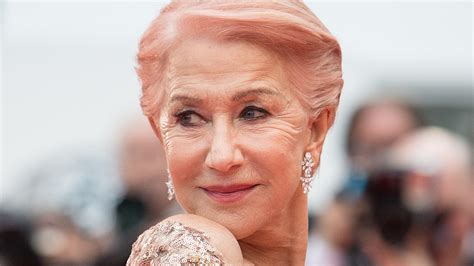Helen Mirren Samples Playful Pink Hair At Cannes Film Festival