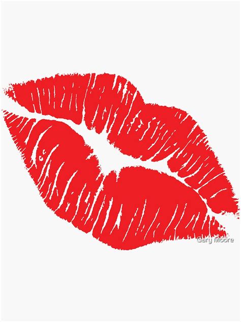 Kissing Red Lips Of Passion Sticker For Sale By Teesmi Redbubble