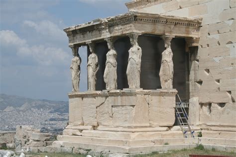 Erechtheion At The Acropolis Athens Greece Free Stock Photo Freeimages