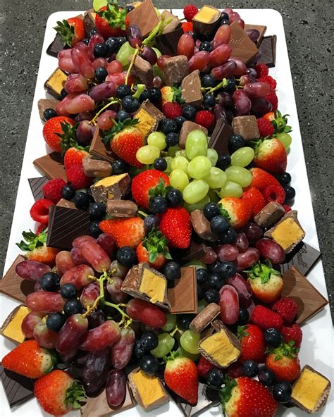Sweets Platter Choc Fruit Party Food Appetizers Dessert Platter