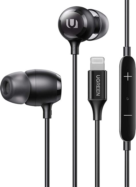Ecouteur Sans Fil Iphone 12 Pro Max - UGREEN Écouteurs Lightning Certification Mfi Compatible avec iPhone 12
