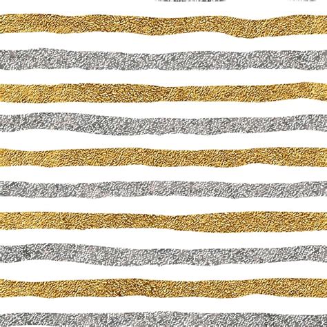 Premium Vector Seamless Pattern Of Gold And Silver Lines