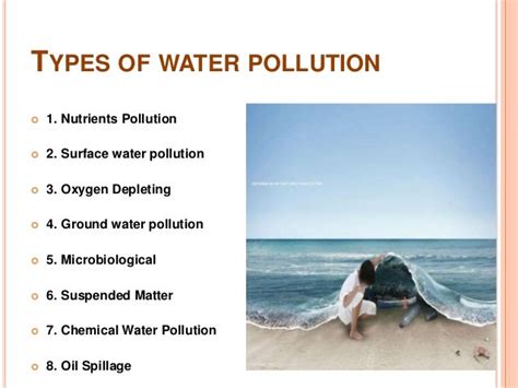 Water Pollution Understanding The Four Main Types