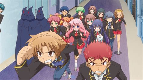 Baka to Test to Shoukanjuu Full HD Fond d écran and Arrière Plan