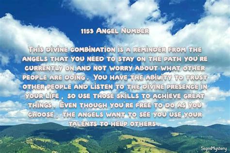 1153 Angel Number Meaning And Symbolism Signsmystery