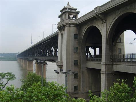Wuhan Yangtze River Bridge Wuhan 1957 Structurae