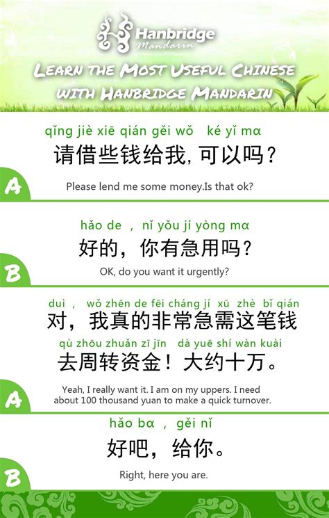 Learn Daily Chinese Phrases With Hanbridge Mandarin School Mandarin