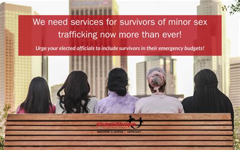 survivors of minor sex trafficking need support now more than ever