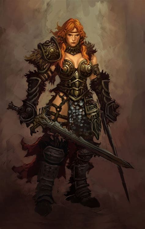 Pin By Benjamin Greene On Fantasy Female Barbarian Fantasy Female