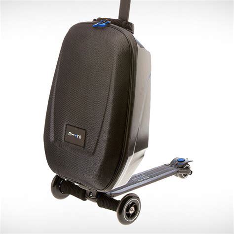 Micro Scooter Luggage Helps Make Airports Less Boring