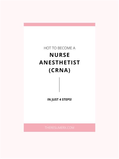 How To Become A Nurse Anesthetist Crna Guide In 4 Steps