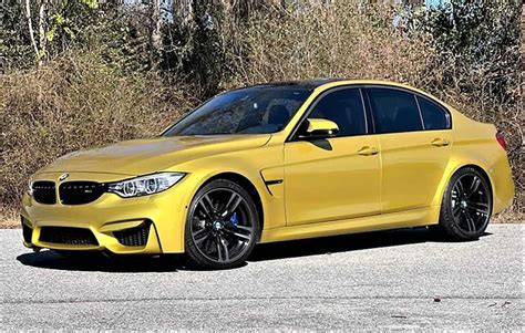 Pick Of The Day 2015 Bmw M3 In Gold With Extremely Low Mileage
