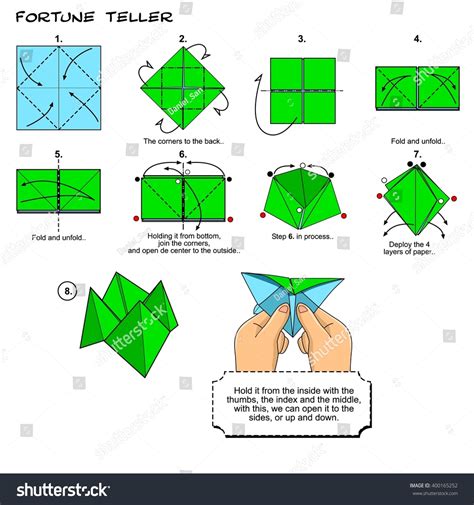 Origami Fortune Cookie Folding Instructions Youtube
