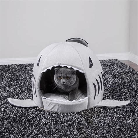 Shark Bed For Cats Cattached