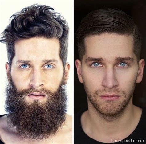 50 Men Before And After Shaving That You Wont Believe Are The Same