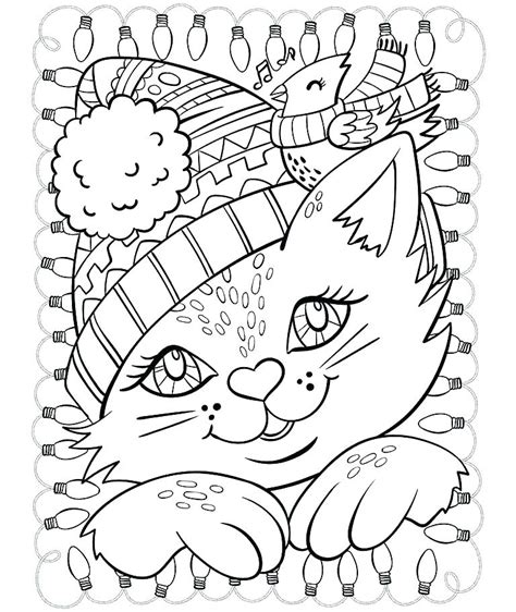 Winter Holiday Coloring Pages Printable At Free