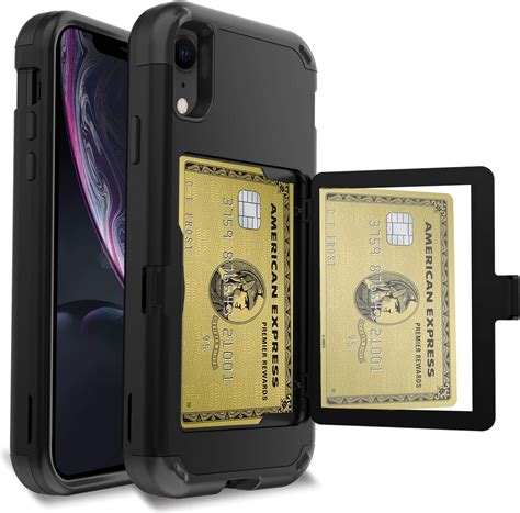 Amenq Wallet Case For Iphone Xr With Credit Card Holder