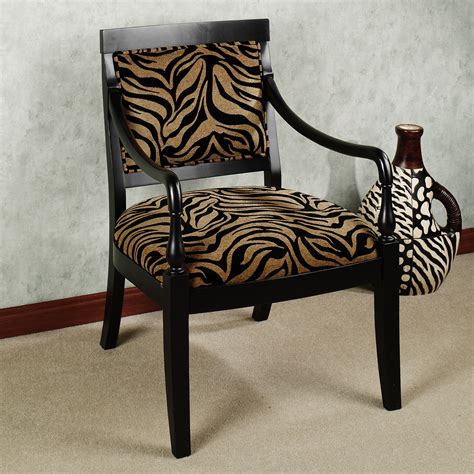 Want to see more posts tagged #safari home decor? Mandore Tiger Print Upholstered Side Chair | African home ...