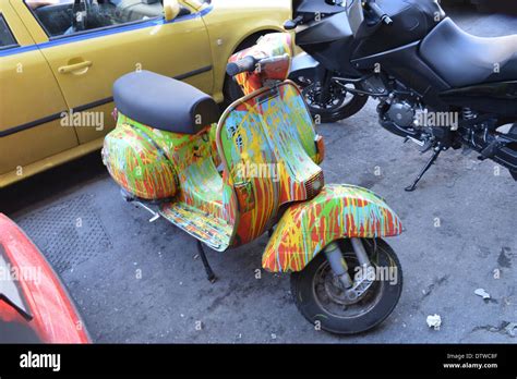 Greece Moped Transport Hi Res Stock Photography And Images Alamy
