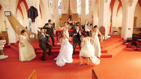 Bridal Party Harlem Shake In Church Youtube