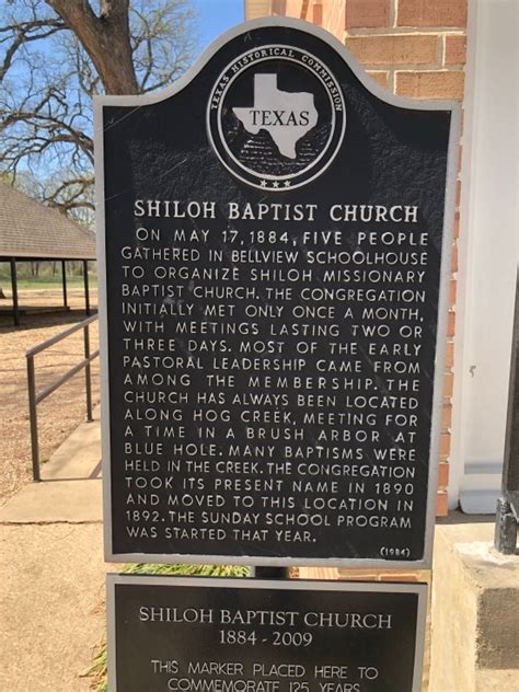 Shiloh Baptist Church Waco Texas History In Pictures