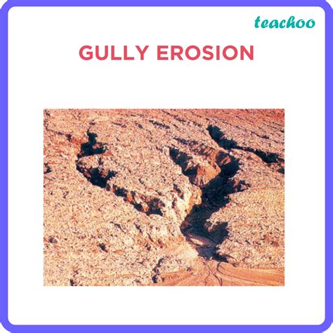 S” gave his friend clues about a type of soil erosion that is caused