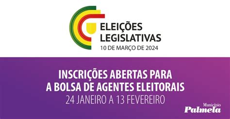 Legislativas 2024 Inscrições Para Agentes Eleitorais Até 13 Fev Cm