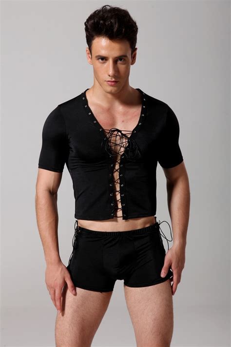 Men Sexy Lingerie Body Stocking Hot Pieces Set Exotic Apparel Bdsm