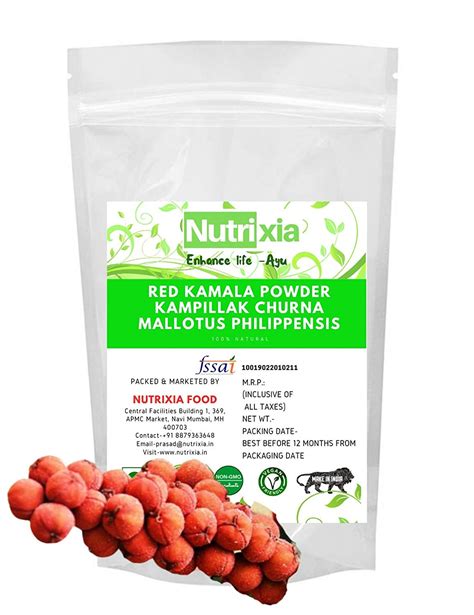 Buy Red Kamala Powder Kampillak Churna Mallotus Philippensis 100 Gms Online At Low Prices In