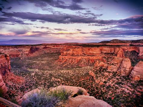 Great Sunset View At Colorado National Monument Rcoloradohikers