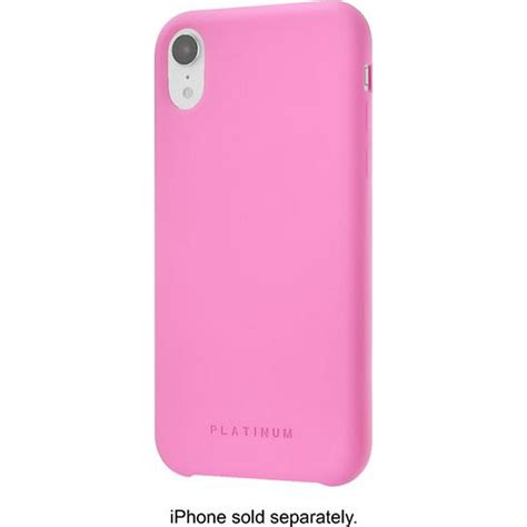 Platinum Silicone Case For Apple Iphone Xr Hot Pink