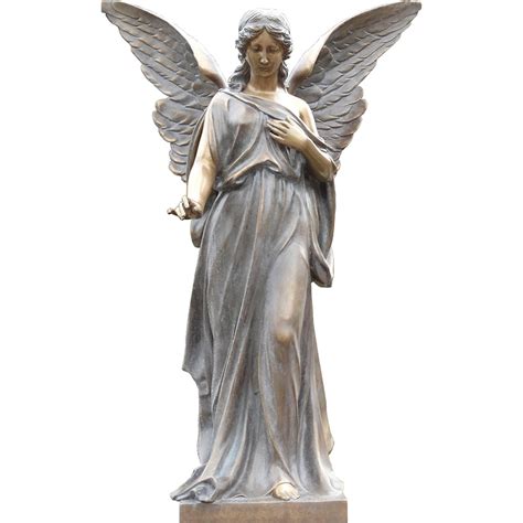 China Bronze Angel Statue With Wings Factory And Manufacturers Quyang