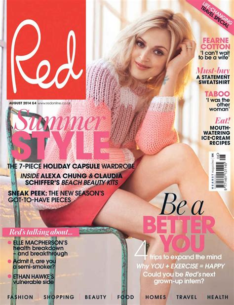 Fearne Cotton Red Magazine Uk August 2015 Cover