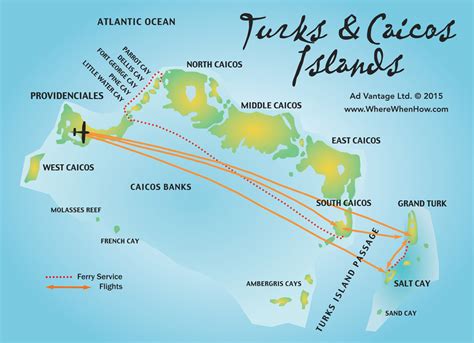 Map Of Turks And Caicos Map Of The World