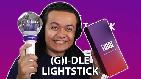 Gi Dle Official Lightstick Unboxing Youtube