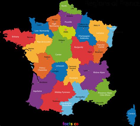 Departments In France Map Secretmuseum