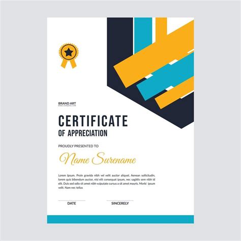 Certificate Template Awards Diploma Background Vector 3429284 Vector