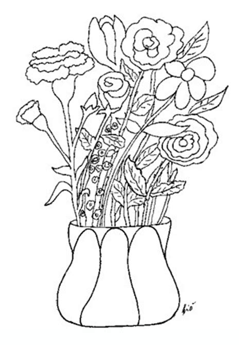 Un narciso con un insetto. fiori1Gio disegni da colorare per adulti e ragazzi