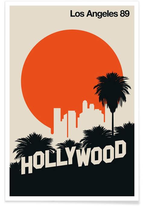 It's found all over the los angeles area. Los Angeles 89 vintage affiche | JUNIQE